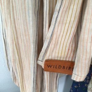 Wild Bird Linen Ring Sling
